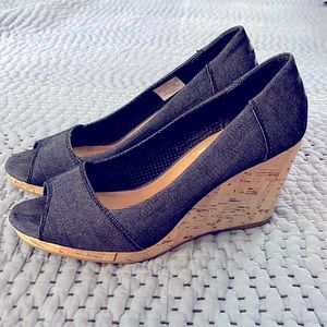 TOMS wedge heels